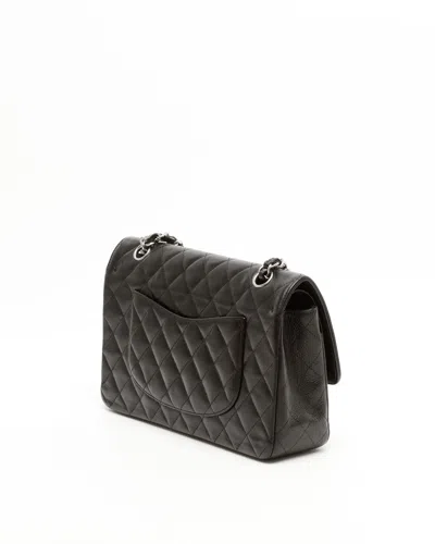 Pre-owned Chanel Classic Caviar Medium Double Flap Bag