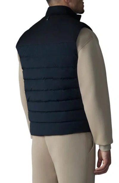 Mackage Brody Quilted Vest In Blue