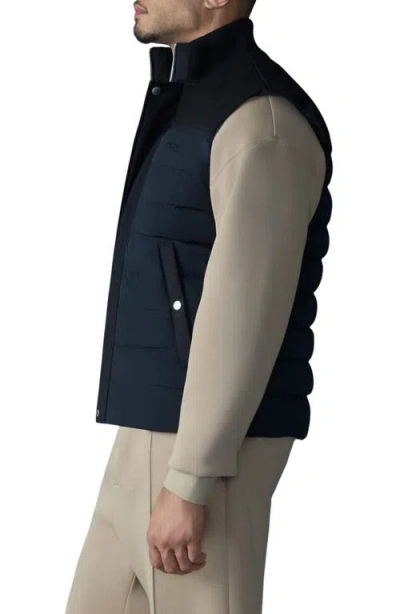 Mackage Brody Quilted Vest In Blue