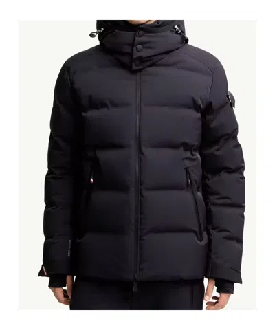 Moncler Grenoble Ski Jacket Montgetech With Hood In Blue