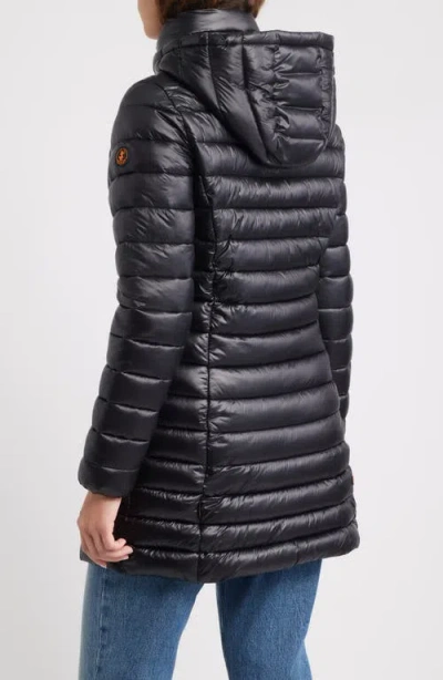 Save The Duck Miri Water Repellent Quilted Puffer Jacket With Removable Hood In Multi
