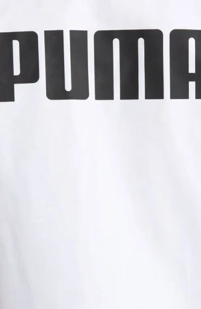 Puma X Asap Rocky Layered Pit Crew Button-down Shirt In White