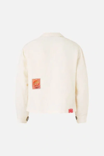 Camilla Embellished Chore Coat Notes From The Road In Neutral