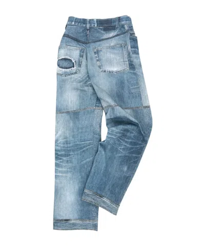 Andersson Bell Patchwork Panelled Jeans In Blue