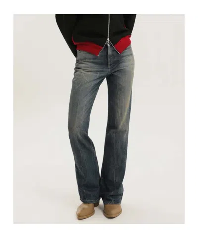 1989 Studio Gucci Multicolor Leather And Fabric Multicolor Sneakers In Blue