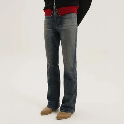 1989 Studio Gucci Multicolor Leather And Fabric Multicolor Sneakers In Blue