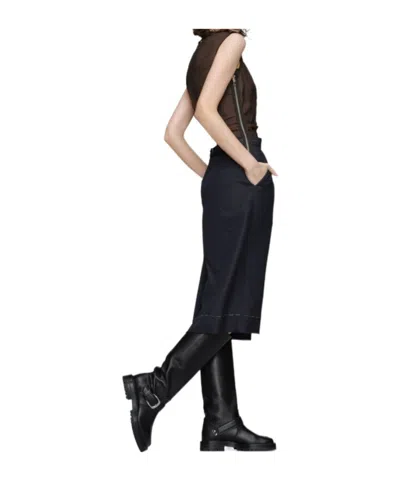 Maison Margiela Blue Chocolate Poly-wool Dress In Brown