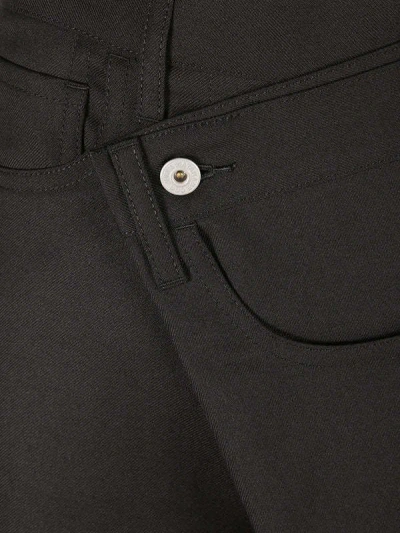 Junya Watanabe A-line Midi Skirt With Button Detail In Black