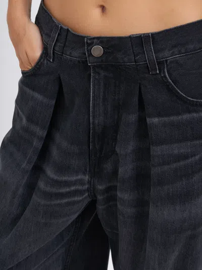 Haikure Candy High-rise Wide-leg Jeans In Black