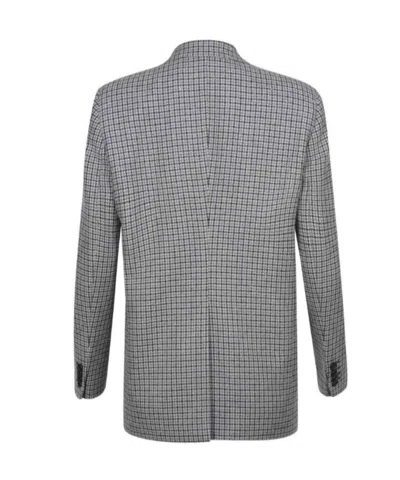 Tagliatore Long-sleeved Suit Jacket In Gray