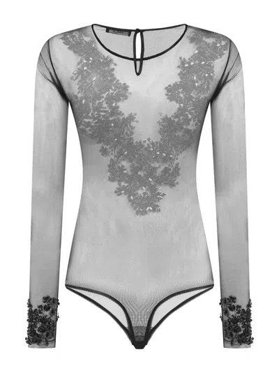 Amen Long-sleeved Jumpsuit In Black