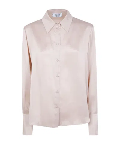 Blugirl Buttoned Long-sleeved Shirt In Animal Print