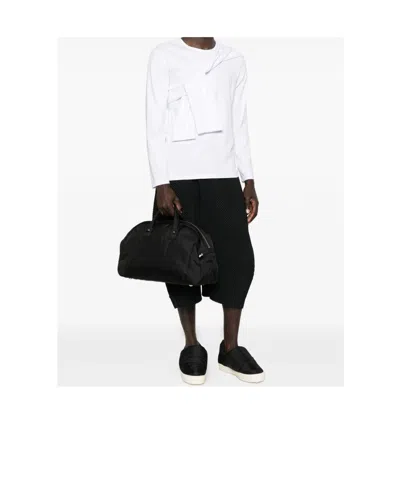 Comme Des Garçons Zip Padded Tote Bag In Black
