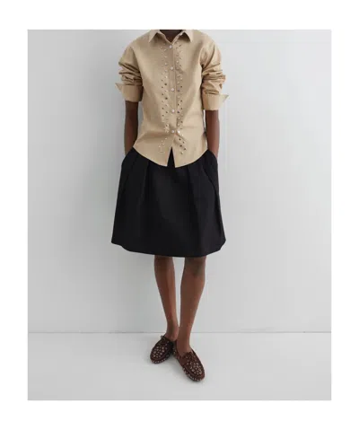 Gimaguas Eyelets Tie Loafers In Brown