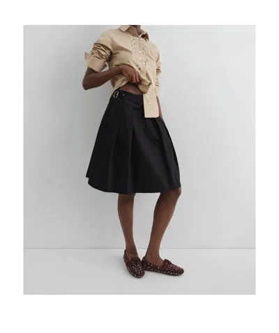 Gimaguas Eyelets Tie Loafers In Brown