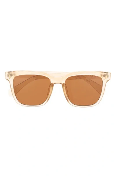 Aire Luna 54mm Square Sunglasses In Brown