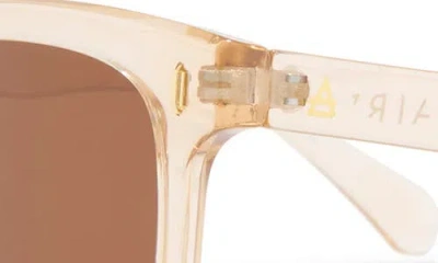 Aire Luna 54mm Square Sunglasses In Brown