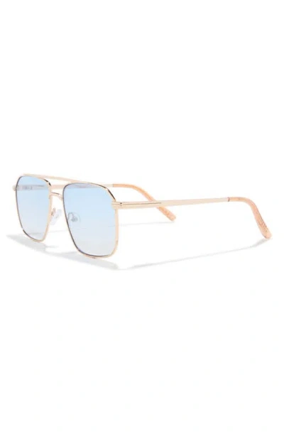 Aire Equator 55mm Aviator Sunglasses In Blue
