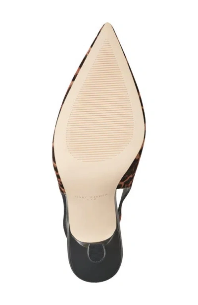 Marc Fisher Ltd Esther Slingback Pointed Toe Pump In Black