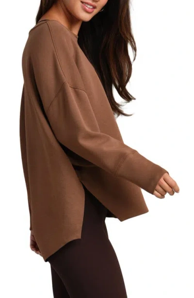 Rhone Dreamglow Pullover Sweatshirt In Brown
