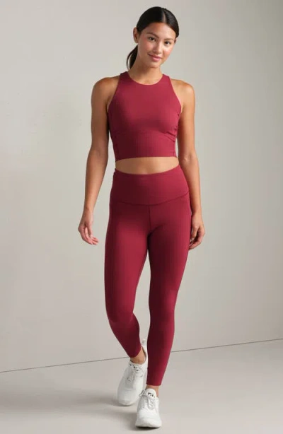 Rhone Revive Longline Bra In Red