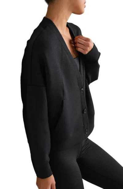 Rhone Dreamglow Cardigan In Black