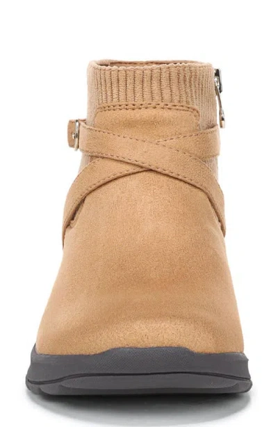 Lifestride Women's Gates Washable Zipper Short Booties In Brown