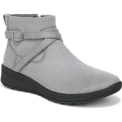 Lifestride Women's Gates Washable Zipper Short Booties In Gray