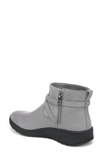 Lifestride Women's Gates Washable Zipper Short Booties In Gray