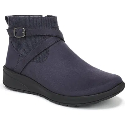 Lifestride Women's Gates Washable Zipper Short Booties In Blue