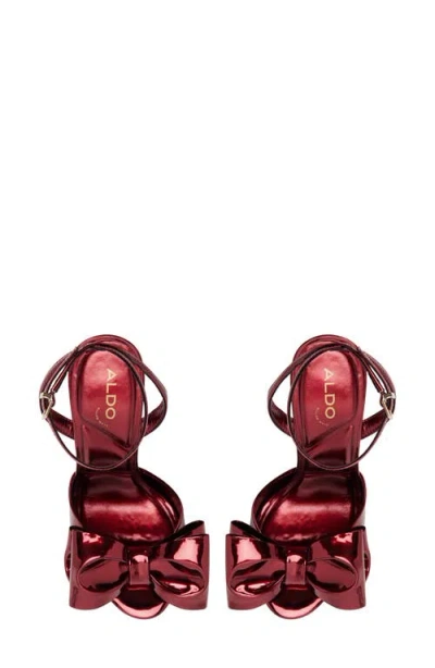 Aldo Women's Tinsletta 2-piece Round Toe Dress Sandals In Red