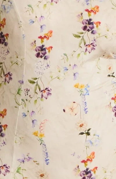 Aqua Blu Classic Aurora Triangle Bikini Top In Multi