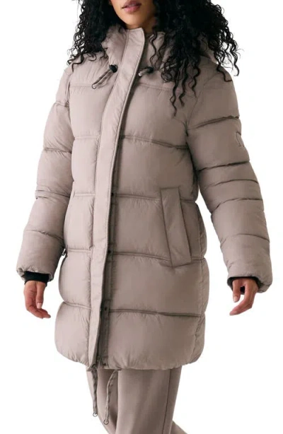 Lole Modern Puffer Synth Down Jacket In Neutral