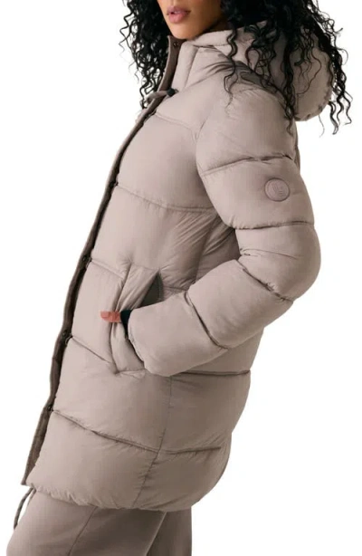 Lole Modern Puffer Synth Down Jacket In Neutral