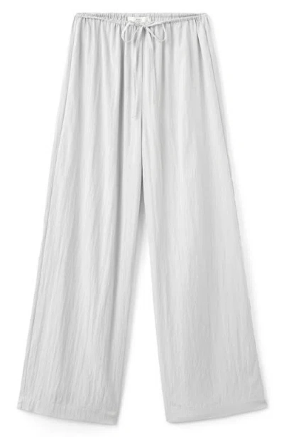 Mango Pajama Pants In White