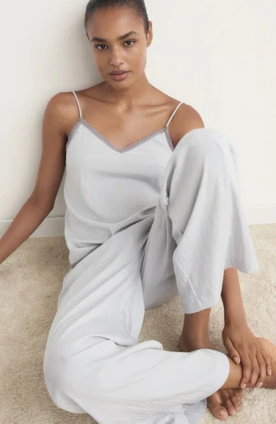 Mango Pajama Pants In White