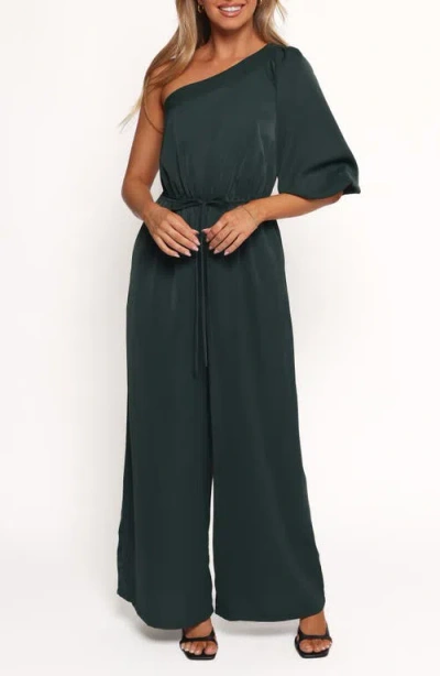 Petal And Pup Petal & Pup Hedda Asymmetric Jumpsuit In Green