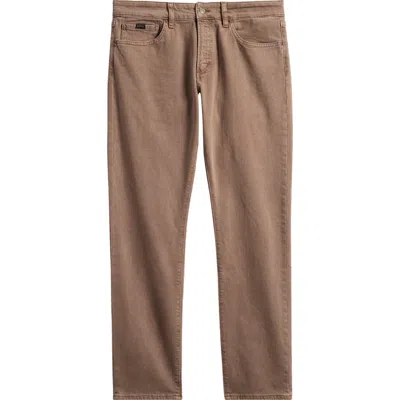 Hugo Boss Boss Karoo Slim Fit Jeans In Brown