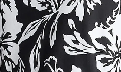 Tommy Bahama Sunset Blooms Skirted Upf 50+ Cover-up Romper In Black