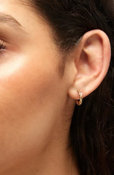 Nashelle Woven Hoop Earrings In Multi