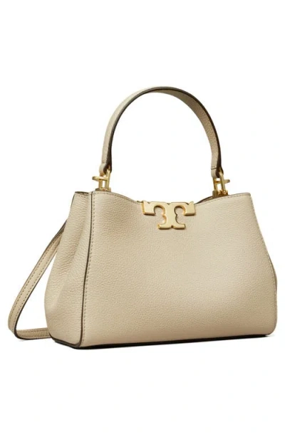 Tory Burch Eleanor Soft Leather Mini Satchel In Gray