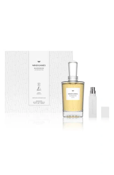 Mind Games Queenside Perfumer Extraordinaire Extrait De Parfum Decanter Gift Set In Transparent