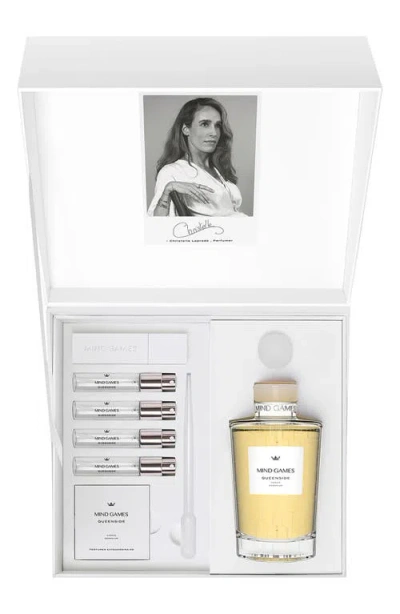 Mind Games Queenside Perfumer Extraordinaire Extrait De Parfum Decanter Gift Set In Transparent
