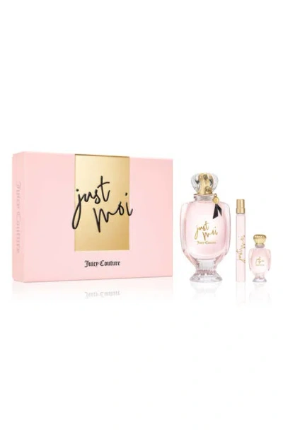 Juicy Couture Just Moi Eau De Parfum 3-piece Gift Set In Pink