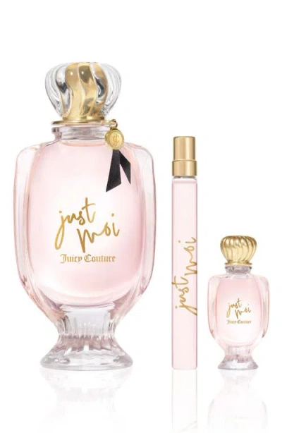 Juicy Couture Just Moi Eau De Parfum 3-piece Gift Set In Pink