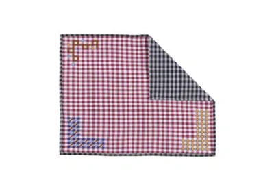 Casa Edel Estrellas Embroidered Placemat In Multi