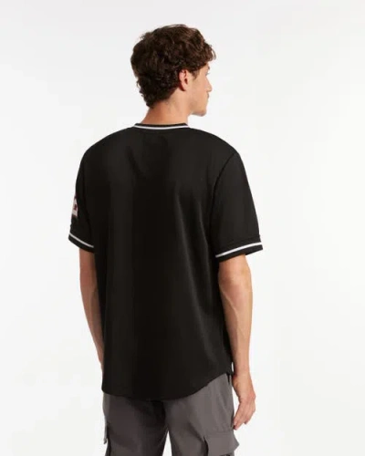 Ecko Unltd . At Bats Button Front Top In Black