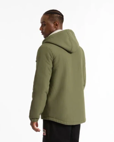 Ecko Unltd . Simple Confidence Shearling Lined Jacket In Green