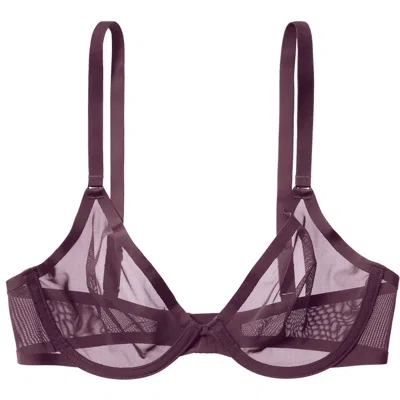 Cuup The Plunge Mesh In Purple