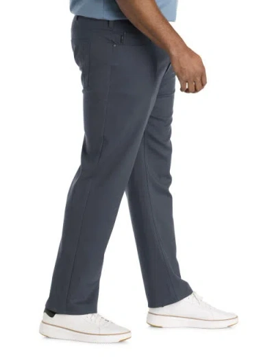 Perry Ellis Big & Tall 5-pocket Stretch Chino Pants In Blue